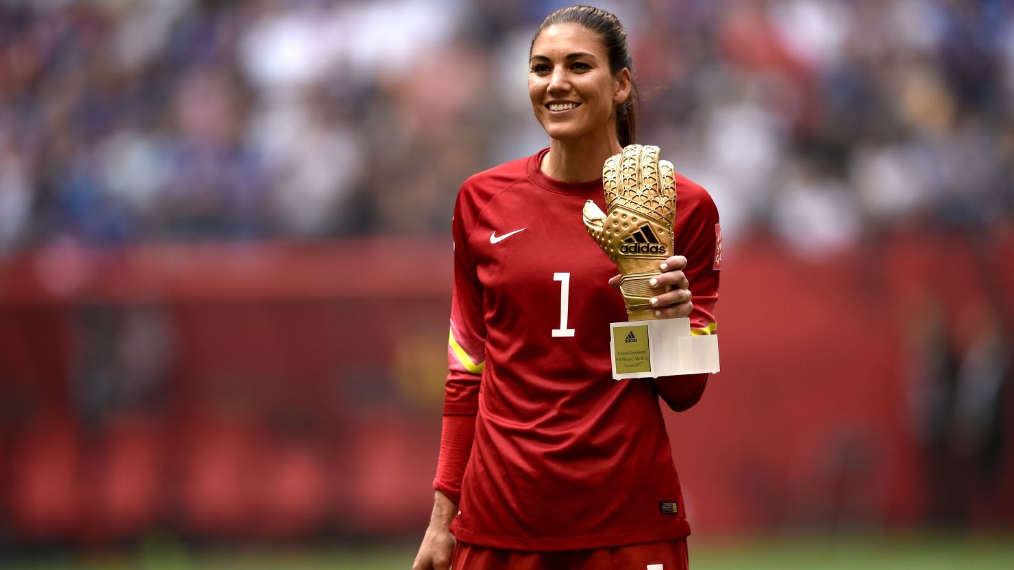 Hope Solo was the goalkeeper for the USWNT from 2000 to 2016. 