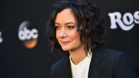BURBANK, CA - MARCH 23: Sara Gilbert attends the premiere of ABC's "Roseanne" at Walt Disney Studio Lot on March 23, 2018 in Burbank, California. (Photo by Alberto E. Rodriguez/Getty Images)