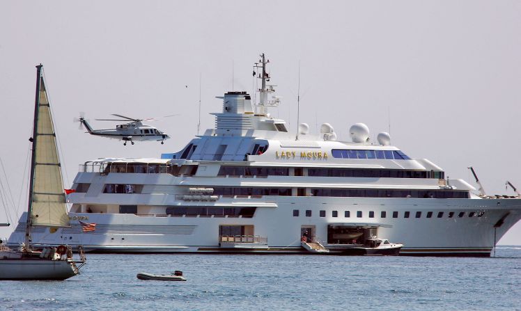 Lady Moura, owned by Saudi Arabian businessman Nasser Al-Rashid, sparked a beach pollution alert at the Cannes Film Festival in 2007 <a href="index.php?page=&url=https%3A%2F%2Fwww.superyachttimes.com%2Fyacht-news%2Fthe-grounding-of-lady-moura-during-the-cannes-film-festival" target="_blank" target="_blank">after colliding with rocks</a> as it was navigating a short distance offshore. 