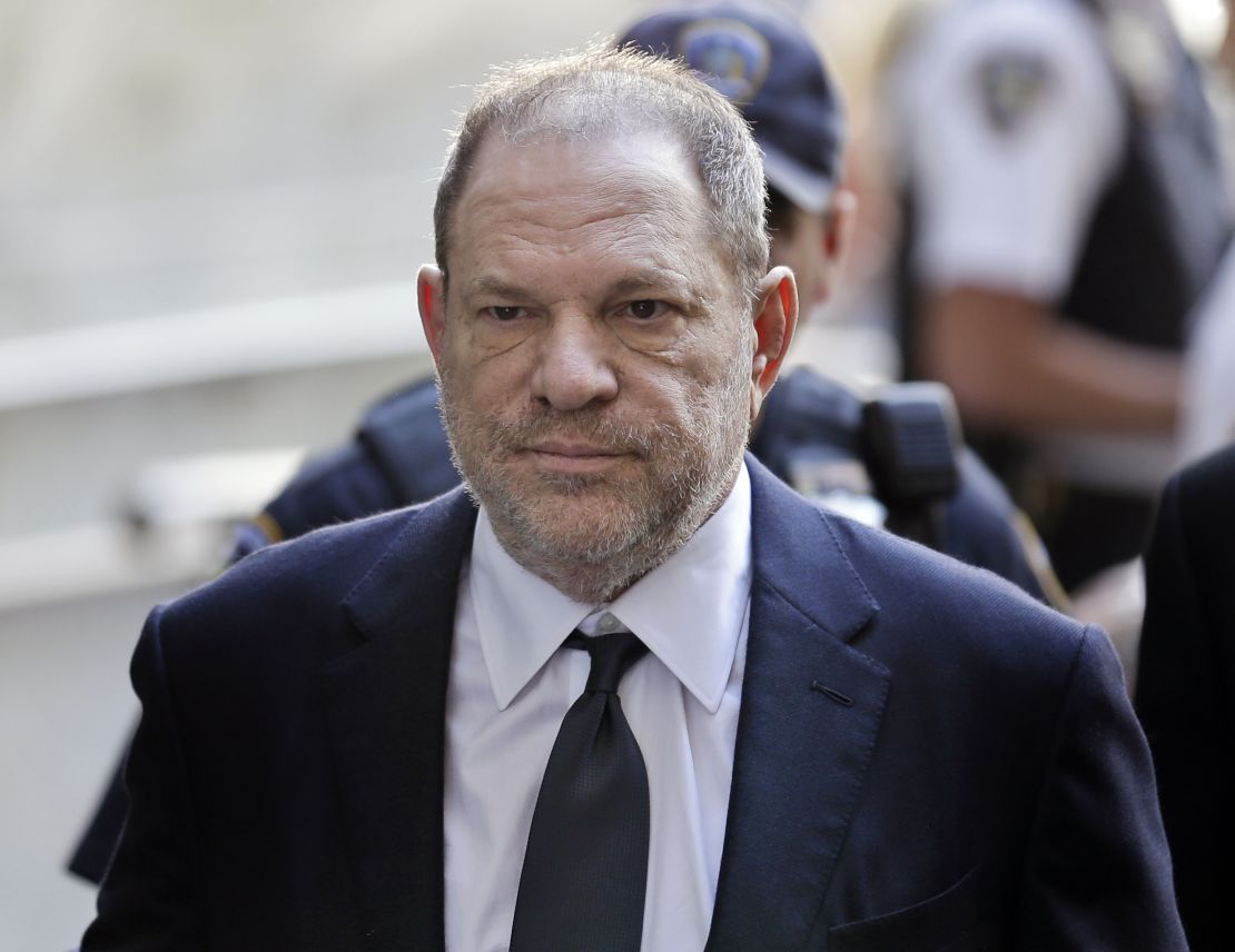 Harvey Weinstein arrives on Tuesday, June 5, 2018, at court in New York.