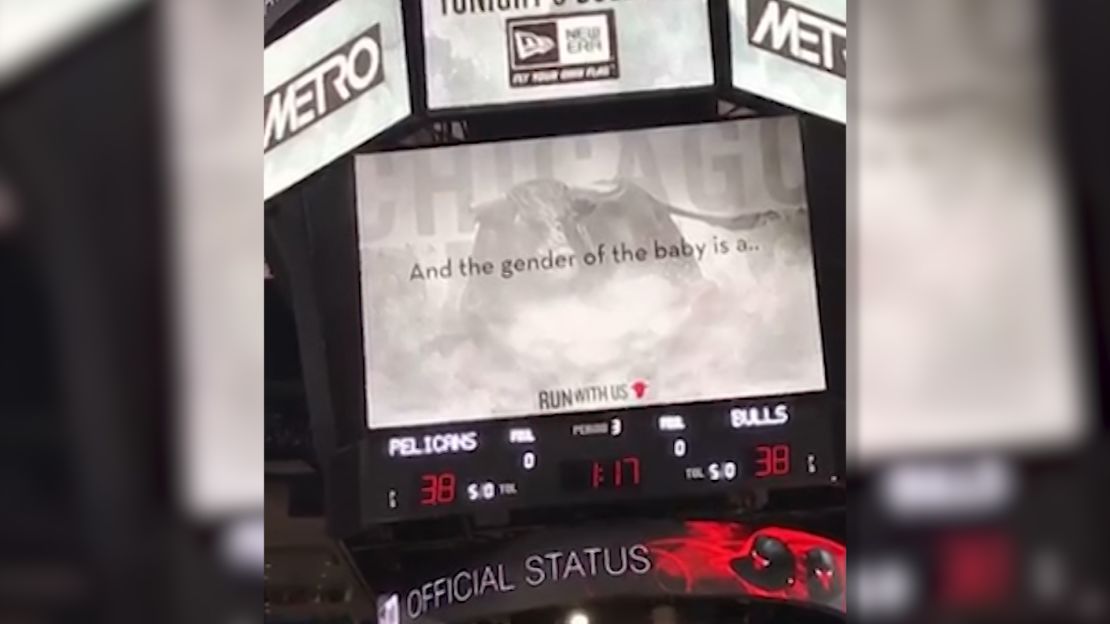 chicago bulls gender reveal