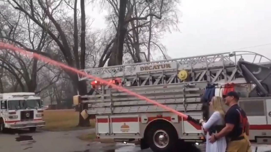 fire hose gender reveal