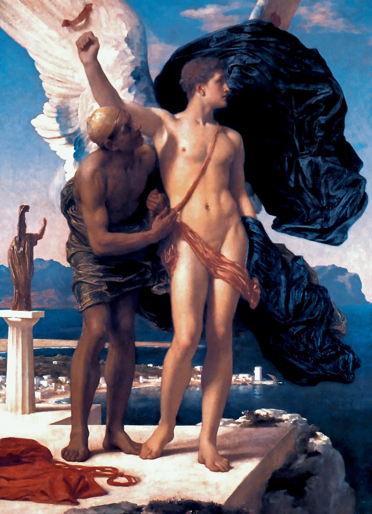 "Icarus and Daedalus" (c.1869) by Frederic Leighton