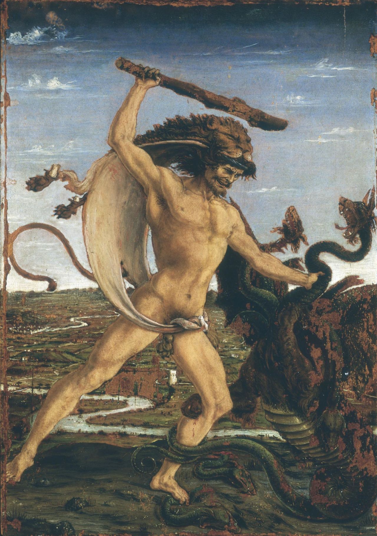 "Hercules and the Hydra" (1475) by Antonio Pollaiolo