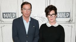 NEW YORK, NY - APRIL 28: Andy Spade (L) and Kate Spade attend Build Series Presents Kate Spade and Andy Spade Discussing Their Latest Project Frances Valentine at Build Studio on April 28, 2017 in New York City.  (Photo by Monica Schipper/WireImage)