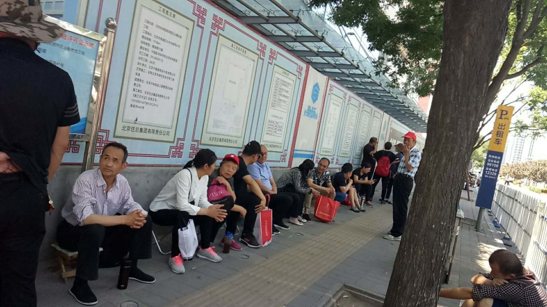 Parents and students gather at the country's Ministry of Education, demanding for permits to take the exam.