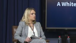 Kelly Sadler, White House Director of Surrogates and Coalitions, left, Ivanka Trump, center, and United States Secretary of Labor Alex Acosta, right, participate in a panel on Economic Prosperity, Tax Reform, and Workforce Development at the Generation Next Summit at the White House in Washington, DC on Thursday, March 22, 2018. Credit: Ron Sachs / CNP - NO WIRE SERVICE ' Photo by: Ron Sachs/picture-alliance/dpa/AP Images