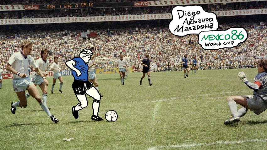 maradona still goal century tease