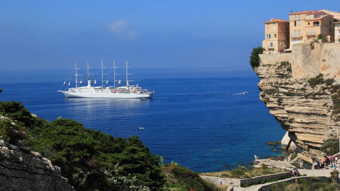 Visitors can take day trips from Bonifacio to nearby islands.