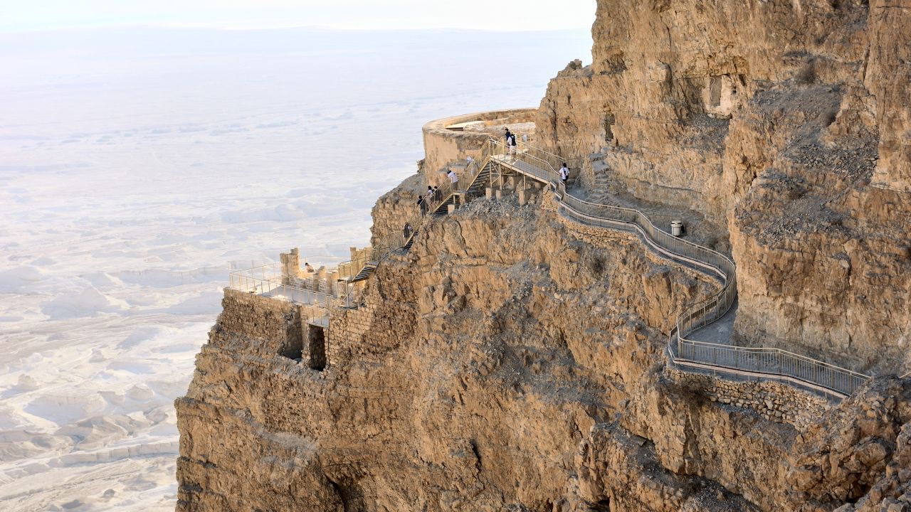 Known as the Jewish people's last line of defense against the Romans, who stormed it in 73 AD, Masada's ingenious engineering is on display for visitors to Israel.