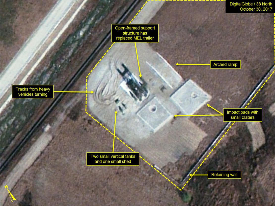The Iha-ri test site on October 30, 2017.