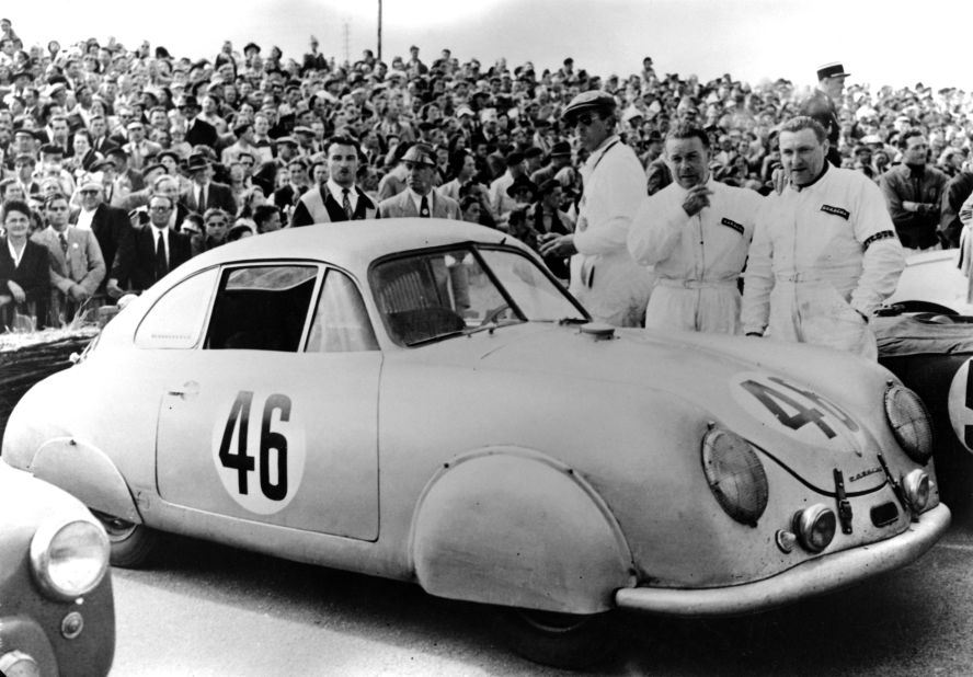 A racing version of Porsche's first ever production car, the 356. Victories at the 24 Hours of Le Mans and the Liège-Rome-Liège long-distance rally brought the car widespread attention in the motoring world. 