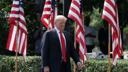 U.S. President Donald Trump arrives at a 'Celebration of America' event on the south lawn of the White House June 5, 2018 in Washington, DC. (Alex Wong/Getty Images)