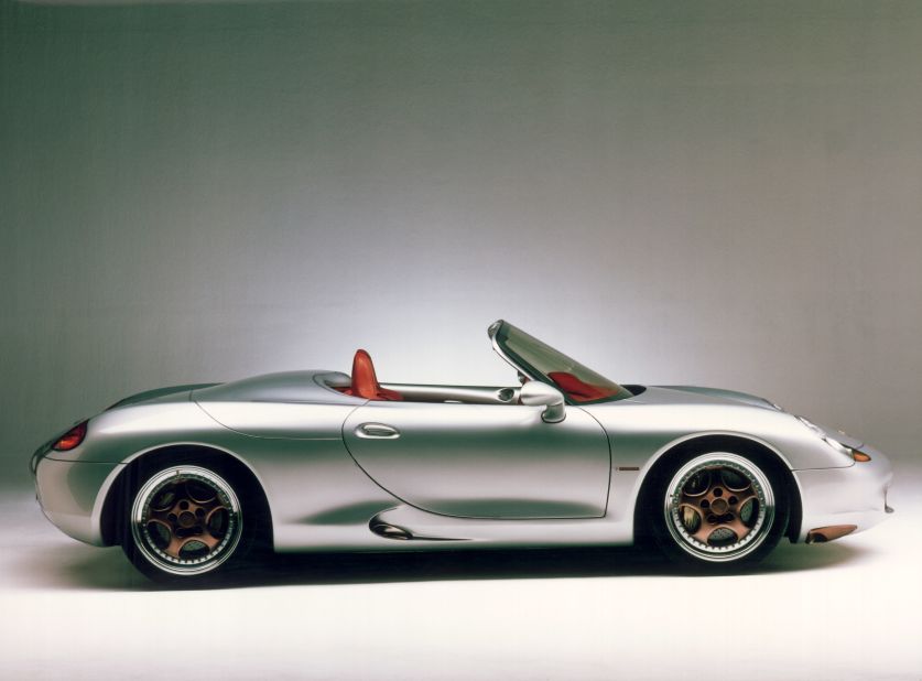 At the Detroit Motor Show in 1993, Porsche unveiled its "Boxster" design study. The concept would go on to become one of the brand's most successful lines. 