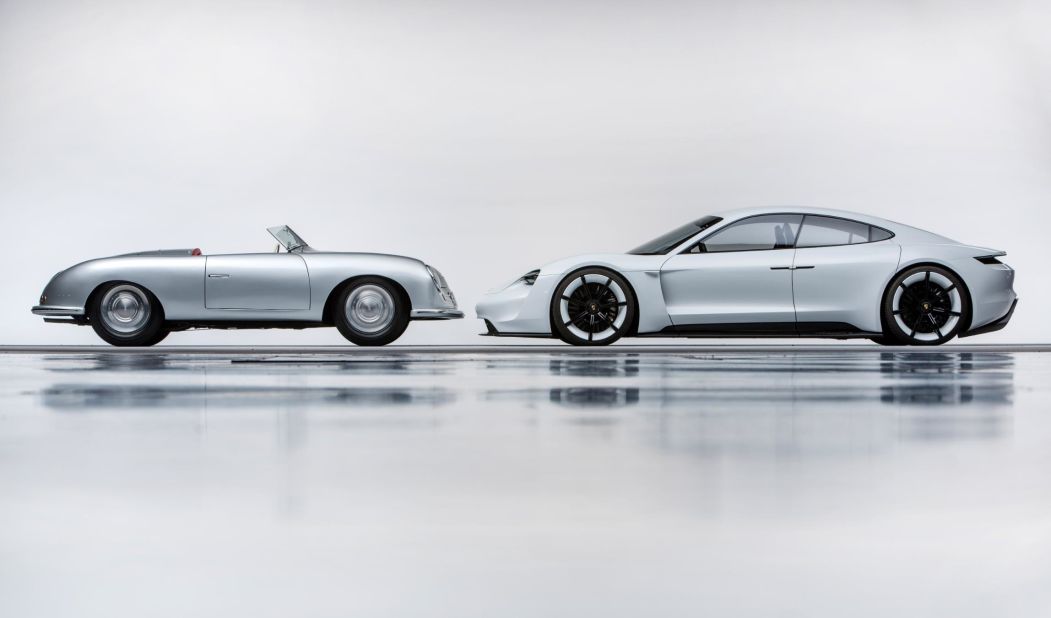 Seven decades of design evolution have taken Porsche from its first model, the 356, to its all-electric Mission E.