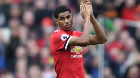 One of the highlights of Rashford's 2017/2018 season was his two goals against rivals Liverpool.