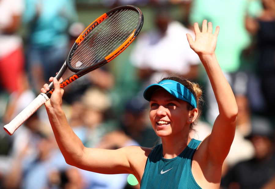 Halep had reached her second consecutive French Open final with a straight sets win over Garbine Murguruza of Spain. Halep retained her world No.1 spot as she bids for a first grand slam title. 