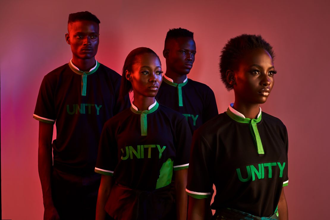 ONCHEK unity collection designed in homage to the Nigerian Super Eagles team and the road to the 2018 World Cup