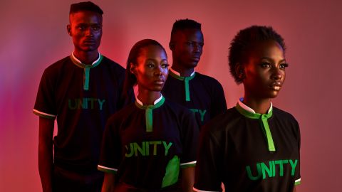 ONCHEK unity collection designed in homage to the Nigerian Super Eagles team and the road to the 2018 World Cup