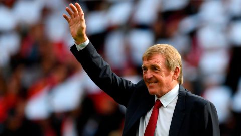 Former Liverpool player and manager Kenny Dalglish recognizes the applause of the supporters at Anfield in Liverpool last October.