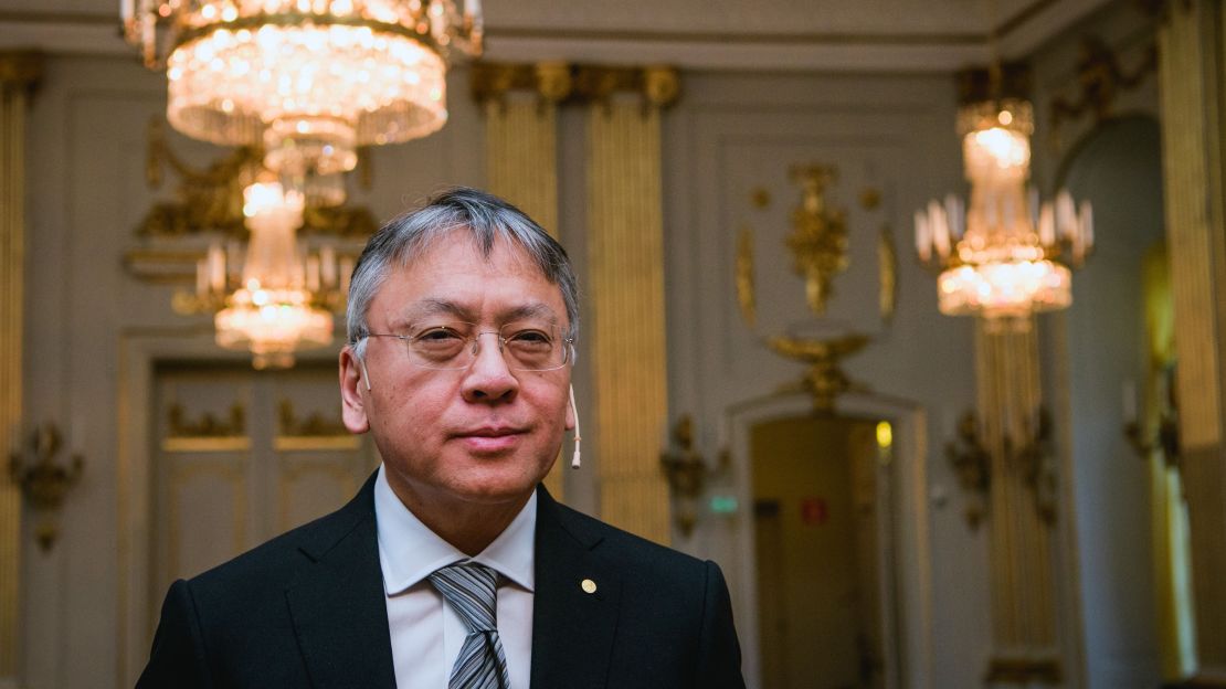 Kazuo Ishiguro, the 2017 Nobel Literature Prize laureate, is pictured in December in Stockholm, Sweden.