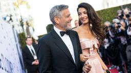 George and Amal Clooney at the AFI 46th Life Achievement Award Gala 
