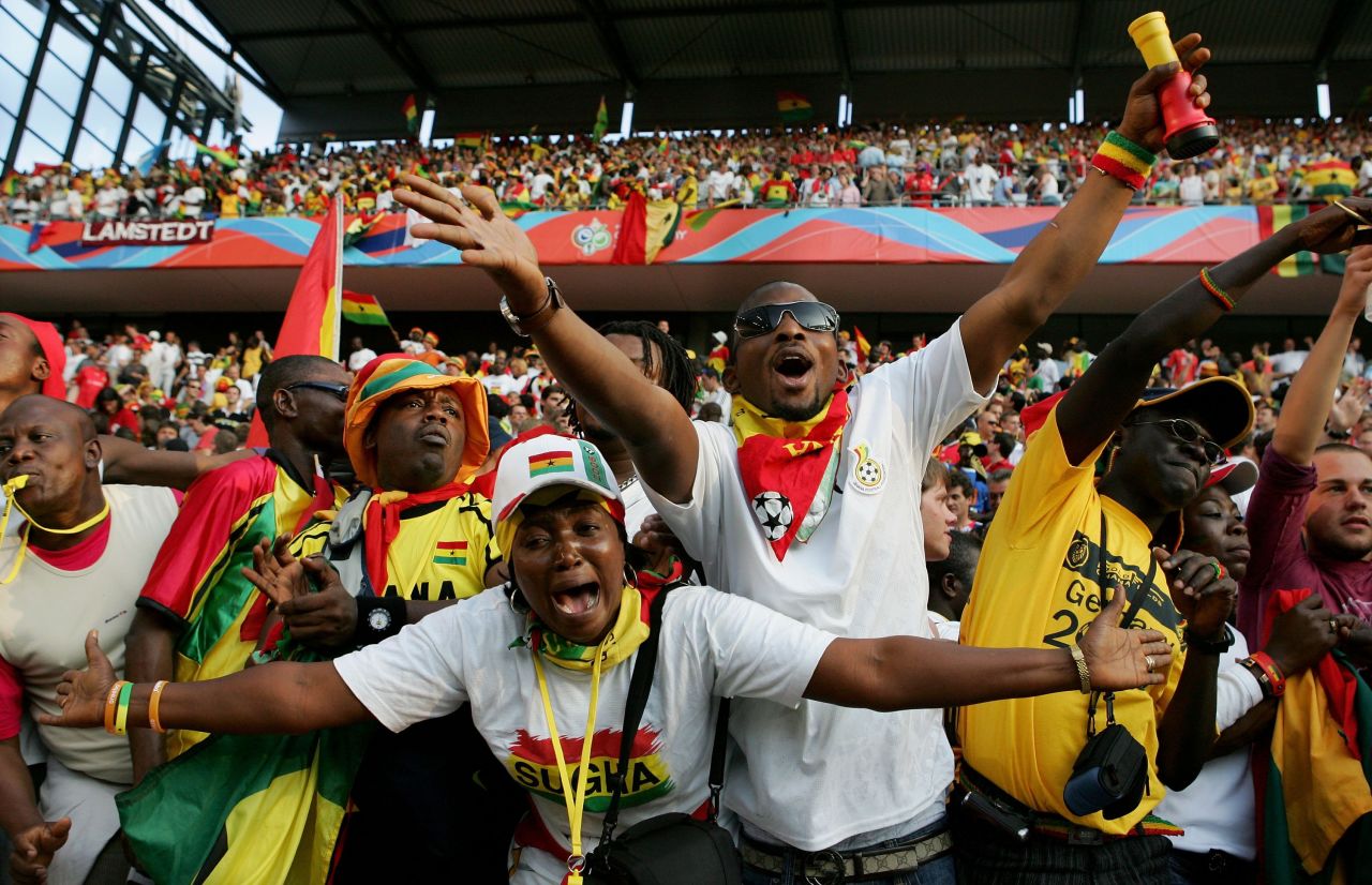 Ghanians celebrate a 2-0 victory over the Czech Republic at the 2006 World Cup in Germany -- statistically one of the biggest shocks in World Cup history. Here is a list of the top five World Cup upsets based on data company Gracenote's analysis, along with some other shocks that caused a stir.