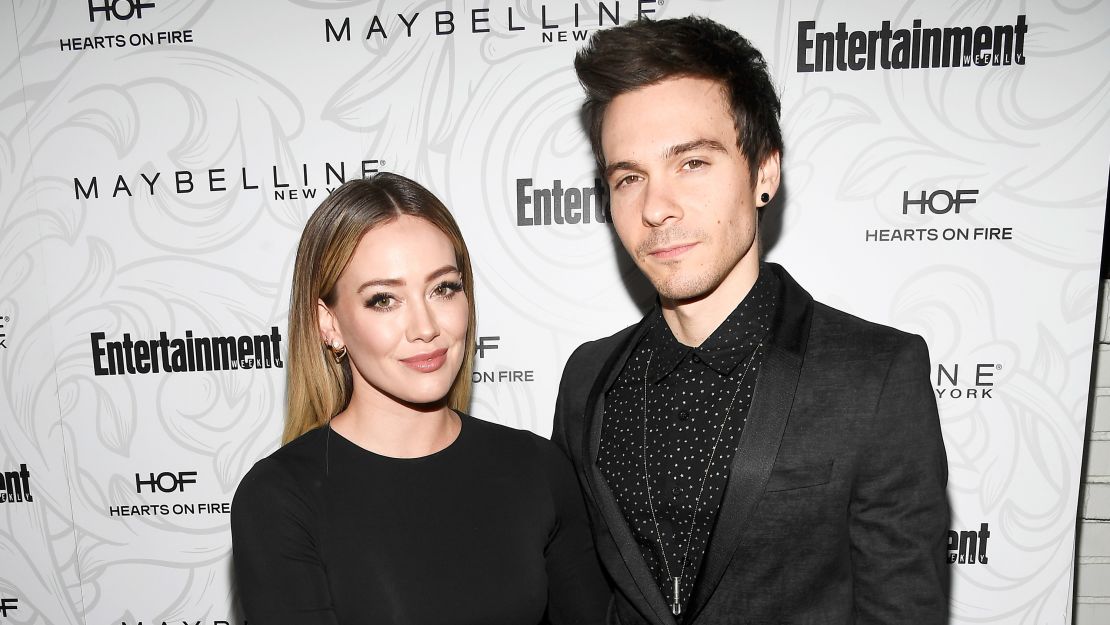 Matthew Koma (right) honored his wife Hilary Duff with some ink on his backside.