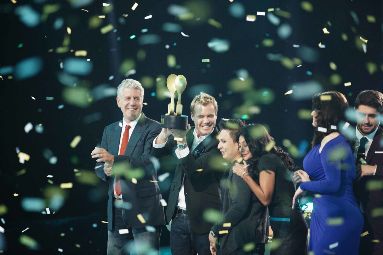 Bourdain was also one of the judges on the reality show "The Taste," a cooking competition that ran from 2013-2015.