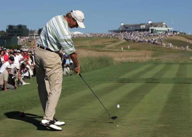 Goosen's countryman and playing partner in the final group, Ernie Els, shot himself out of contention with a closing 80 but intervened at times to keep troublemakers at bay.