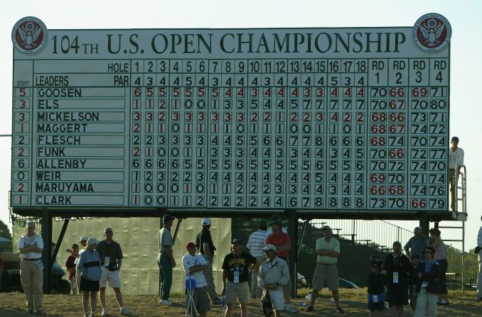 Conditions were hot and windy, making seemingly good shots end up in difficult spots or bound through greens into trouble. "It was carnage, scores were outrageous," says Byrne.