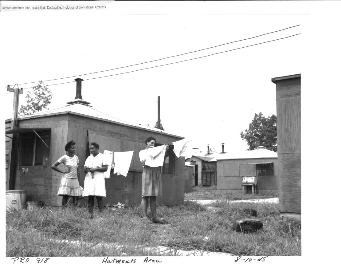 In Oak Ridge, many African American workers lived in plywood huts which were a far cry from the comfortable housing built for most white workers.