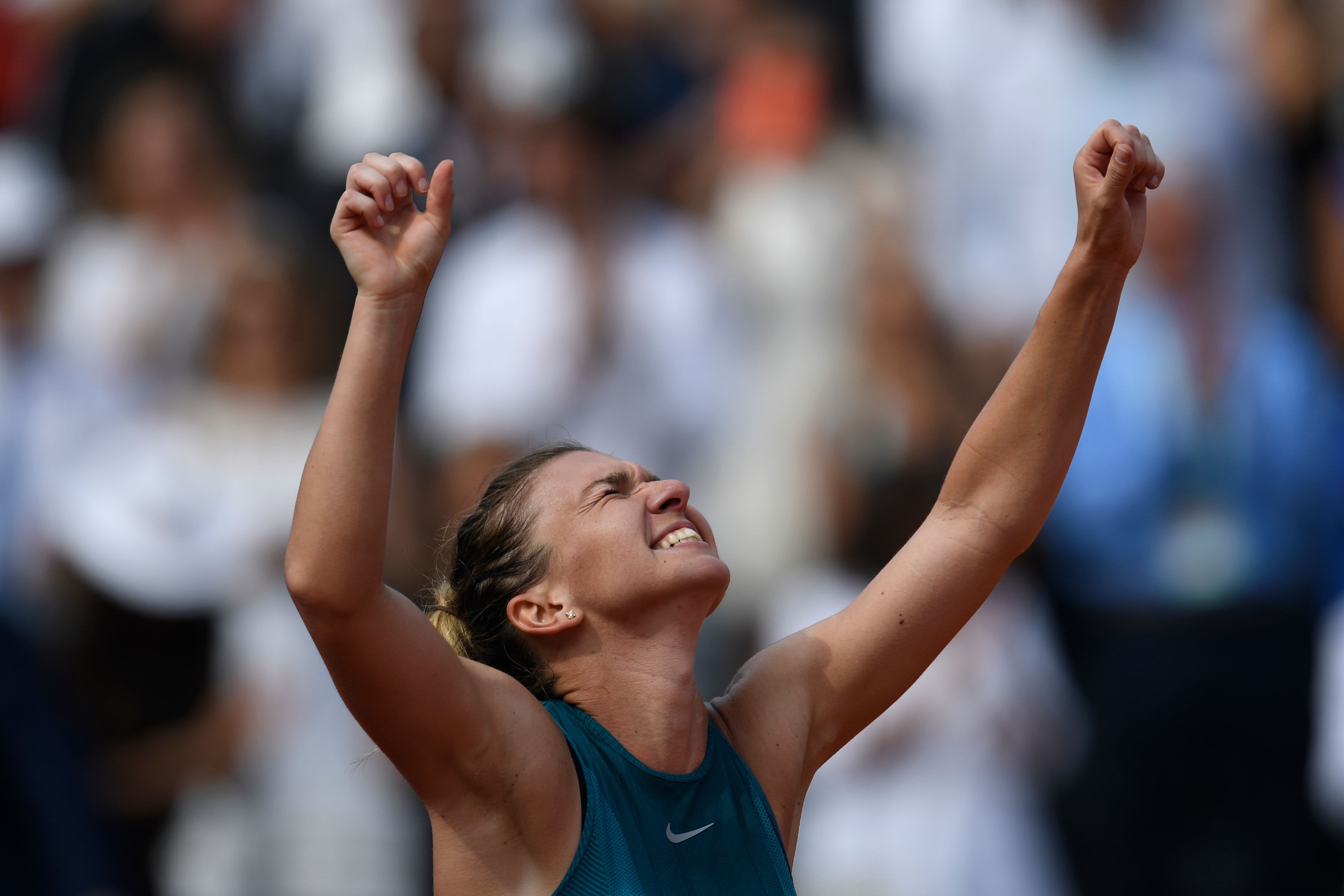 Simona Halep beat Sloane Stephens in three sets Saturday to win the French Open and her first major after losing three grand slam finals.