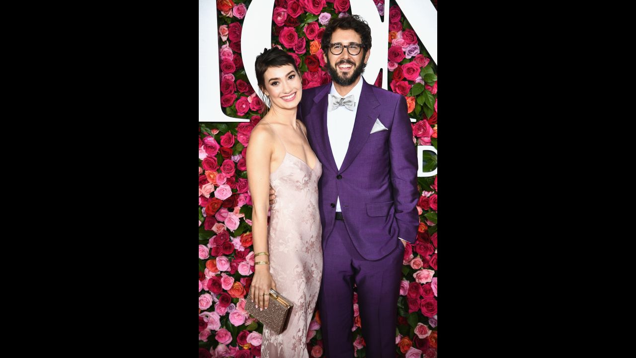 Schuyler Helford and Josh Groban attend the 72nd Annual Tony Awards at Radio City Music Hall on Sunday, June 10, in New York City.  