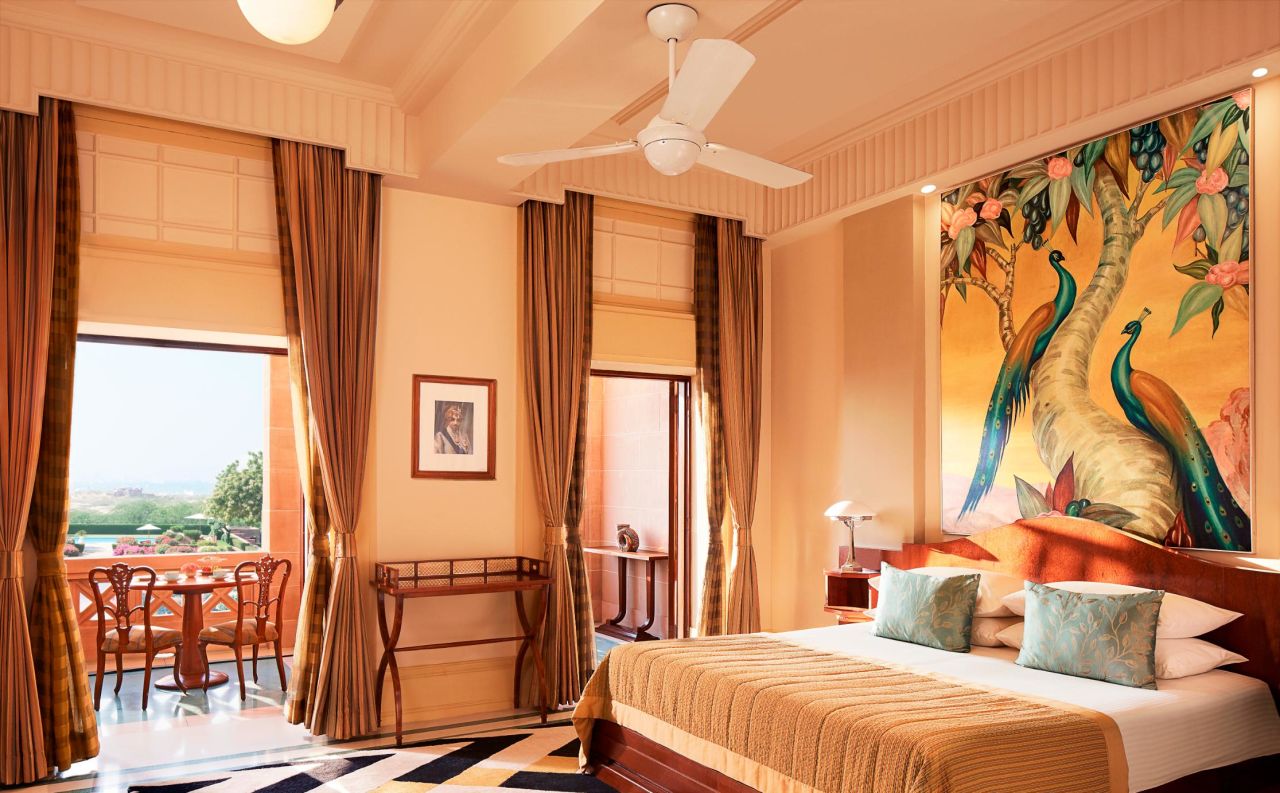 Inside a suite at Umaid Bhawan Palace.