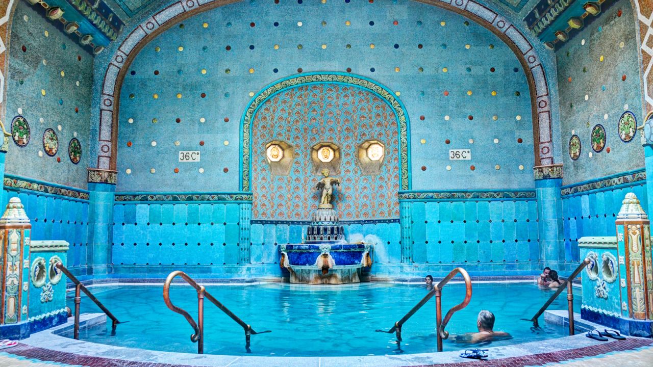 Gellért Baths -- one of Budapest's most beautiful bathhouses.