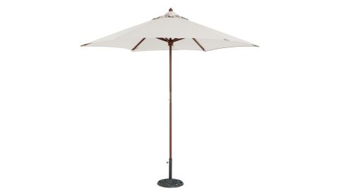 TropiShade 9-Ft Wood Market Umbrella