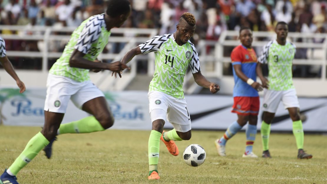 Nigeria v. Congo in May 2018