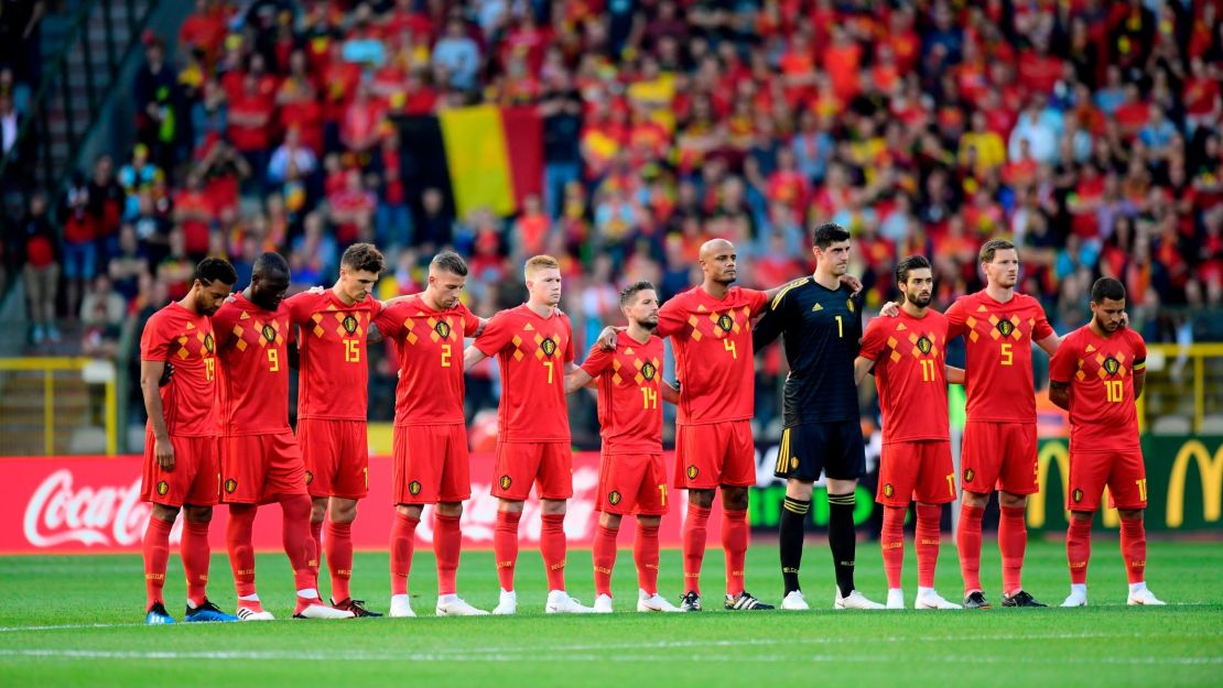 The Belgians, ranked third in the world, have some sweet threads. 