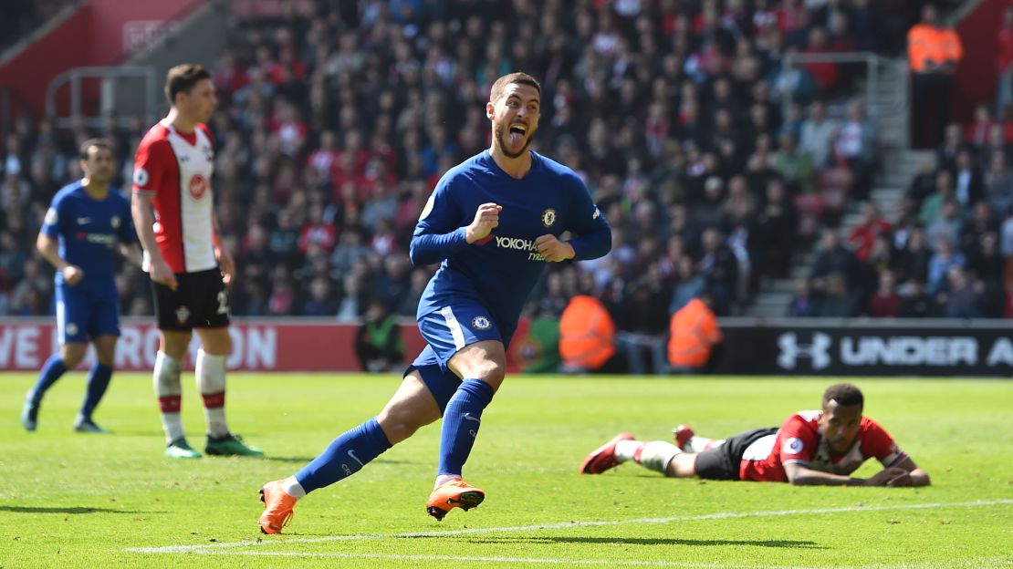 Eden Hazard is sublime with the ball at his feet.