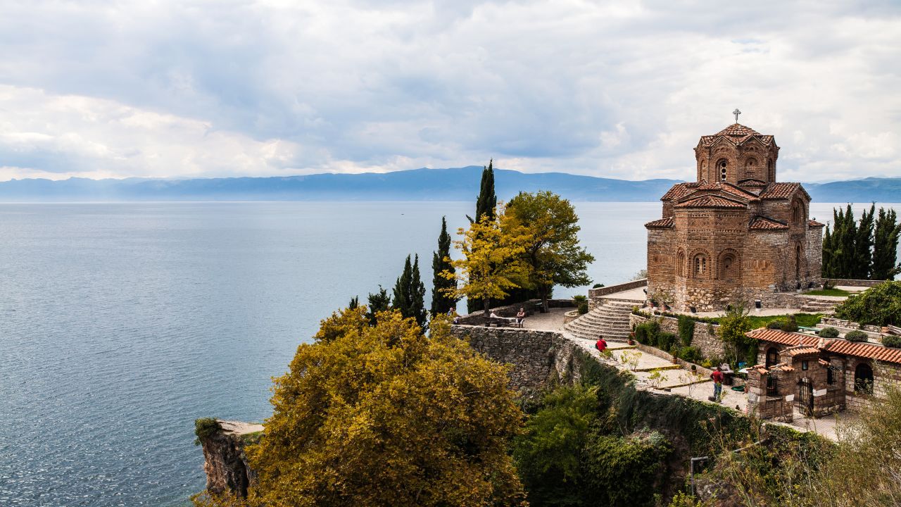 The Church of St. John at Kaneo in Ohrid, Macedonia.