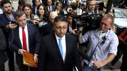 WASHINGTON, DC - JUNE 12: Makan Delrahim, U.S. assistant attorney general for the Antitrust Division, speaks with the media outside U.S. District Court on June 12, 2018 in Washington, DC. A federal judge today said that AT&T can move forward with its $85 billion acquisition of Time Warner, which government which the U.S. Justice Department had sought to block.  (Photo by Aaron P. Bernstein/Getty Images)
