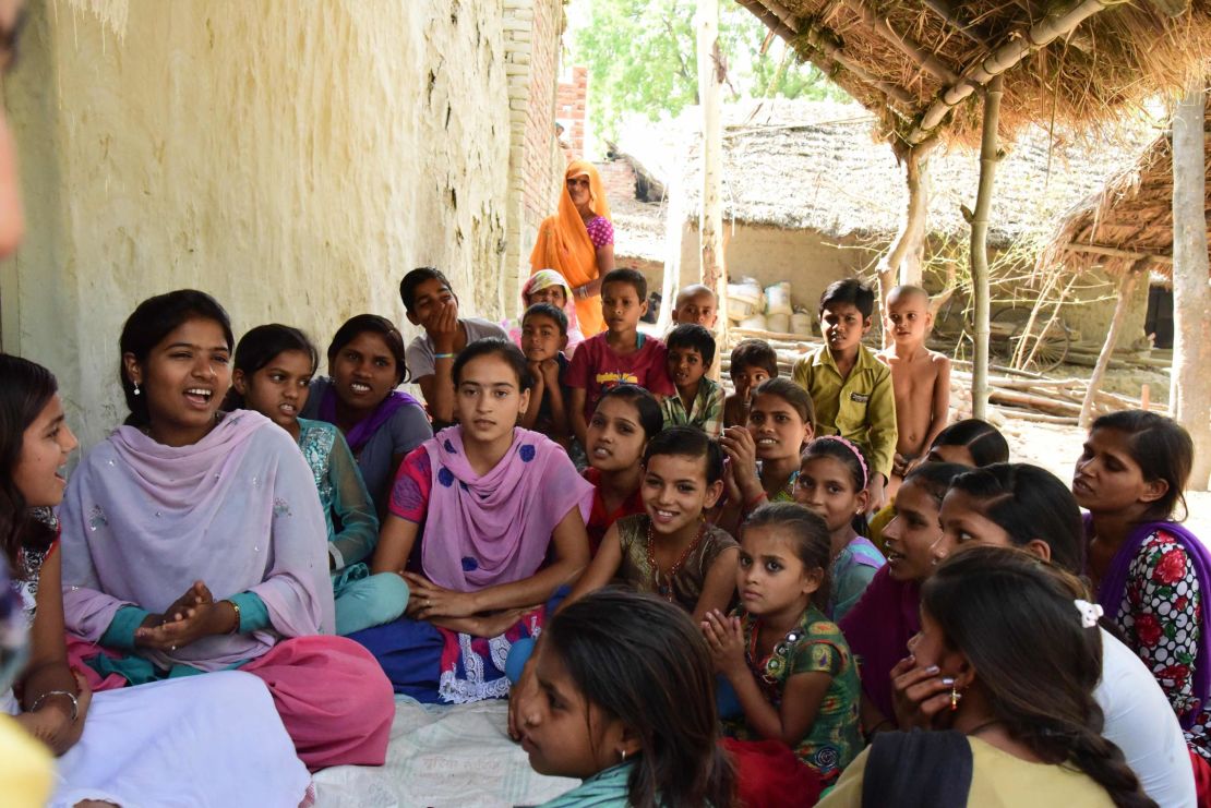 Rajni now leads a self-help and empowerment group of twenty girls in her village in Uttar Pradesh. 