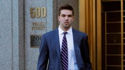 Billy McFarland, the promoter of the failed Fyre Festival in the Bahamas, leaves federal court, Tuesday, March 6, 2018, in New York.