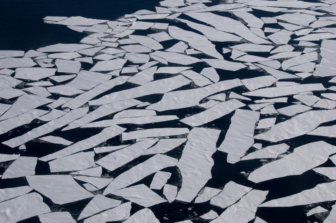 Antarctica has seen a reduction in the extent of floating ice shelves.