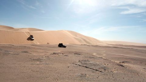 Private 4x4 safaris are the only way to explore the northernmost part of the Skeleton Coast.