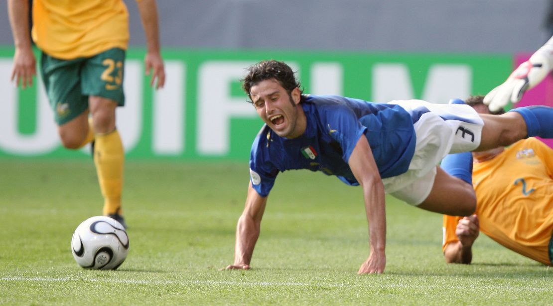 Fabio Grosso won an injury-time penalty for Italy in 2006 against Australia. 
