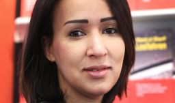 File photo of Saudi women's rights activist and author Manal al-Sharif.