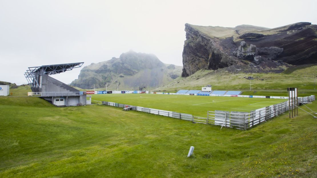 The stadium on the island is home to the IBV football club.