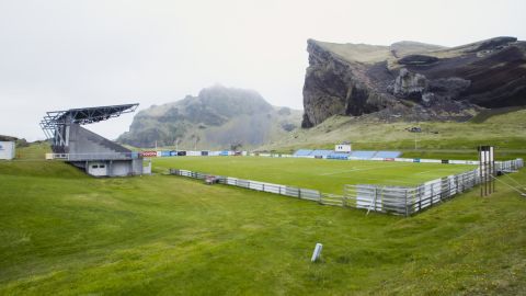 The stadium on the island is home to the IBV football club.